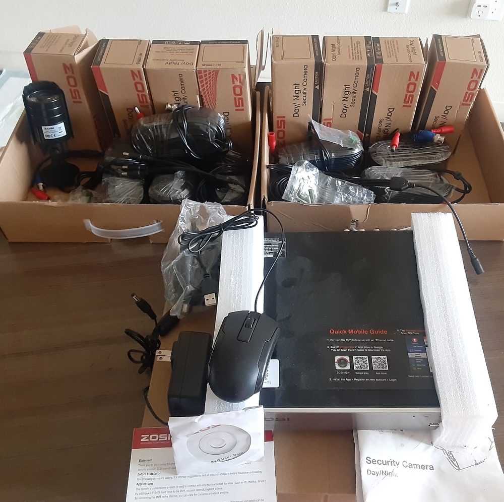 ZOSI DAY/NIGHT security cameras